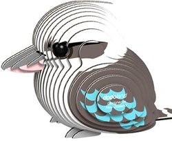 Eugy 3D bouwpakket Kookaburra - creatief knutselplezier