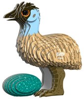 Eugy 3D puzzel - Emoe - Dieren knutselpakket karton bruin-2