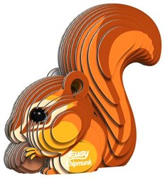 Eugy 3D bouwpakket eekhoorn - creatief speelgoed knutselen