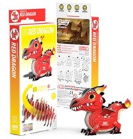 Eugy 3D puzzel - Draak milieuvriendelijk knutselpakket-2