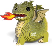 Eugy 3D puzzel - Draak karton milieuvriendelijk speelgoed-2
