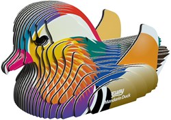 Eugy 3D puzzel Mandarijn Eend karton dieren knutselset