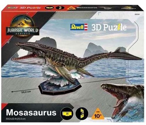 Revell 3D puzzel Jurassic World Mosasaurus bouwpakket 83-delig