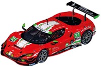 Carrera Ferrari 296 GT3 raceauto rood 1:32 met verlichting