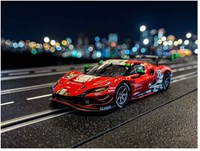 Carrera Ferrari 296 GT3 raceauto rood 1:32 met verlichting-3