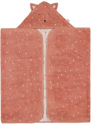Trixie badcape kind 70x130cm Mrs. Cat katoen capuchon