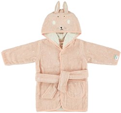 Trixie badjas kind katoen 1-2 jaar Mrs. Rabbit met capuchon