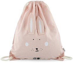 Trixie turnzak - gymtas voor kinderen - Mrs. Rabbit - waterafstotend - roze