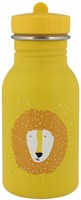 Trixie drinkfles RVS 350ml voor kinderen - Mr. Lion - lekvrije waterfles geel