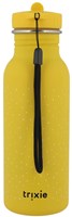 Trixie drinkfles 500ml - RVS waterfles voor kinderen Mr. Lion geel lekvrij-2