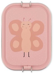 Trixie brooddoos groot lunchbox Mrs. Butterfly RVS voor kinderen