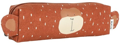 Trixie pennenzak lang - Mr. Monkey etui voor kinderen katoen