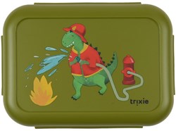 Trixie Brooddoos met clips - Fireman Mr. Dino
