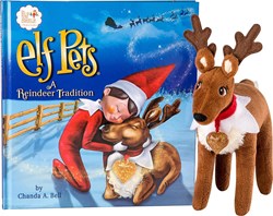 Elf On The Shelf rendier traditie franstalig - kerst speelgoed set