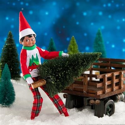 Elf On The Shelf pyjama bomen en boerderij voor poppen - kerstaccessoire-3