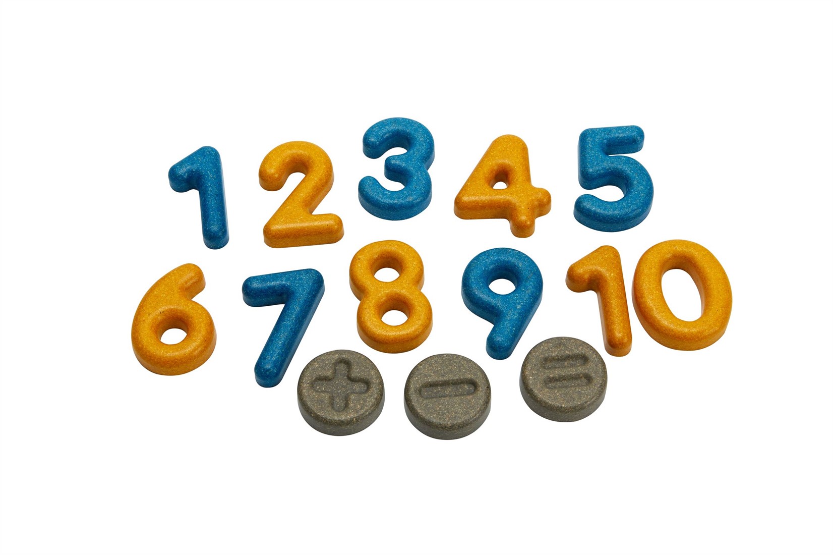 winnaar heelal kanaal Plan Toys houten cijfers en symbolen