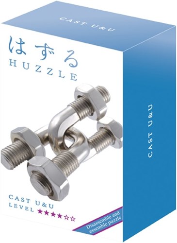 Huzzle metalen puzzel U&U - uitdagend denkspel voor volwassenen