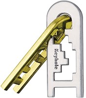 Huzzle puzzel speelgoed Keyhole metaal breinbreker-2