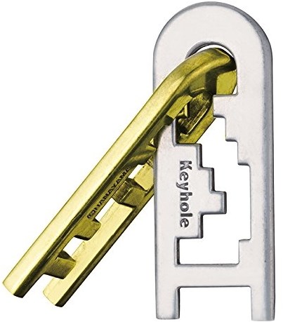 Huzzle puzzel speelgoed Keyhole metaal breinbreker-2