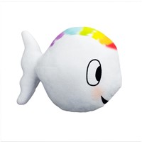 Uitgeverij Clavis Klein wit visje knuffel ca. 32 cm