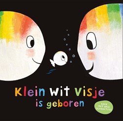 Clavis baby cadeau set boek slabbetjes Klein wit visje geboorte