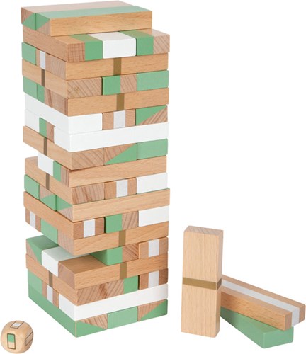 Small Foot houten wiebeltoren spel gouden editie - gezelschapsspel-2