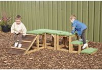 Cosy gras platform trio 3 delige set voor buiten spelen