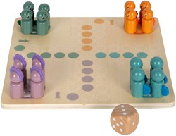 Small Foot houten bordspel Dino - Ludo spel voor kinderen