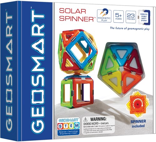 GeoSmart magnetisch bouwspeelgoed Solar Spinner educatief 23-delig