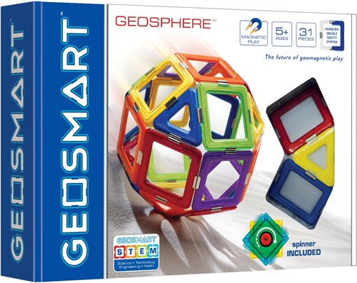 GeoSmart magnetische bouwset GeoSphere 31-delig kleurrijk speelgoed