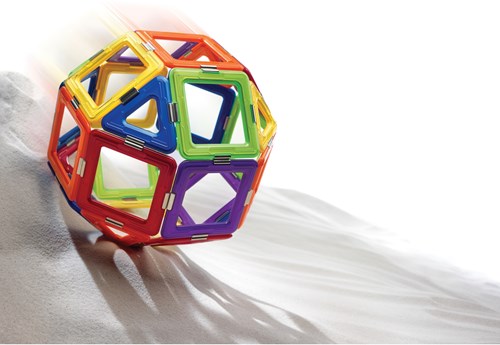 GeoSmart magnetische bouwset GeoSphere 31-delig kleurrijk speelgoed-2