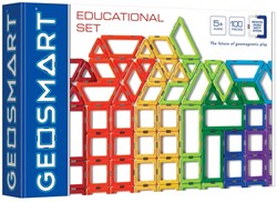 Geosmart magnetische bouwset educatief 100-delig speelgoed