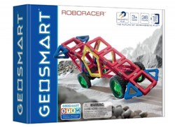GeoSmart magnetische bouwset Roboracer speelgoedauto STEM