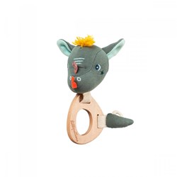 Lilliputiens houten rammelaar eco baby speelgoed Joe draak