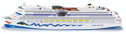 Siku cruise schip speelgoedmodel 1:1400 met AIDA design