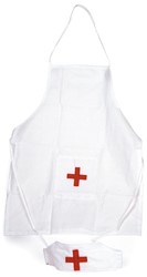 Egmont Toys Verpleegstersschort met kapje 54x44 cm