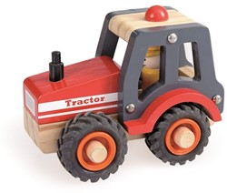 Egmont Toys Houten tractor 13x7x10 cm