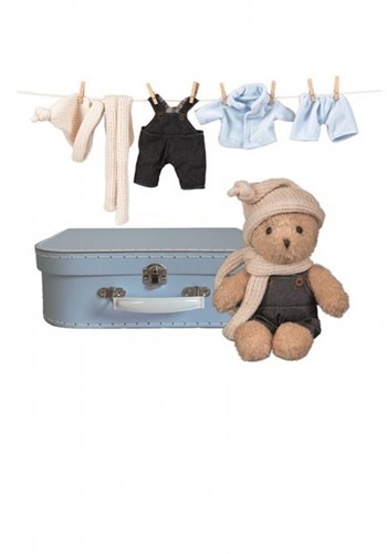 Egmont Toys Morris met kleding in koffer 29x20x9 cm
