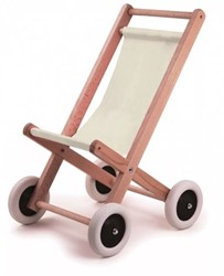 Egmont Toys Houten buggy met natuurdoek 40x59x38 cm