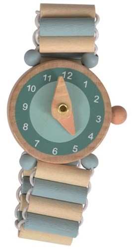 Egmont Toys Horloge hout Jack 3,5 cm (6 st)