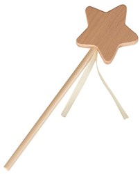 Egmont Toys Toverstaf in hout 7x24 cm (6 st)