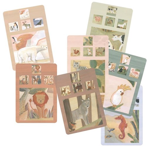 Egmont Toys Familie Kwartet Dieren 10x14x3 cm-2