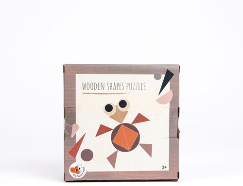Egmont Toys houten puzzel speelgoed vormen - educatief speelgoed 3+-2