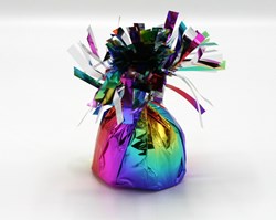 Globos ballongewicht regenboog folie 170 gram decoratie