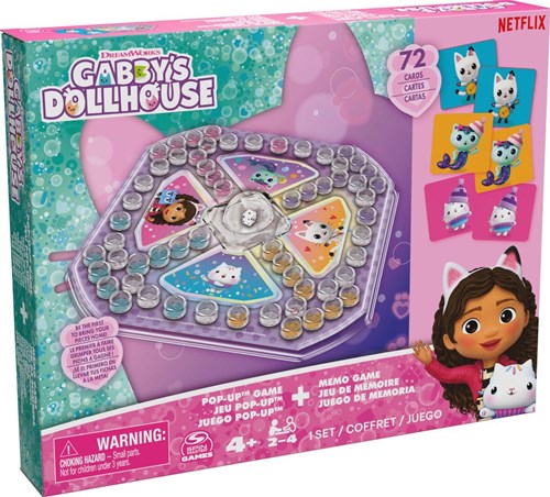 Gabby'S Poppenhuis – 2-Pack: Memo & Popup Spel
