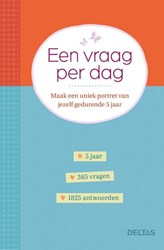 Deltas dagboek vraag per dag inspiratie notitieboek hardcover