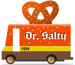 Candylab houten speelgoedbus Pretzel Van Dr. Salty - fantasierijk speelgoed