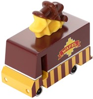 Candylab houten speelgoedbus Waffle Van geel retro design-2