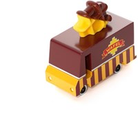 Candylab houten speelgoedbus Waffle Van geel retro design-3