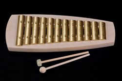 Auris klokkenspel muziekinstrument diatone 12 tonen esdoornhout